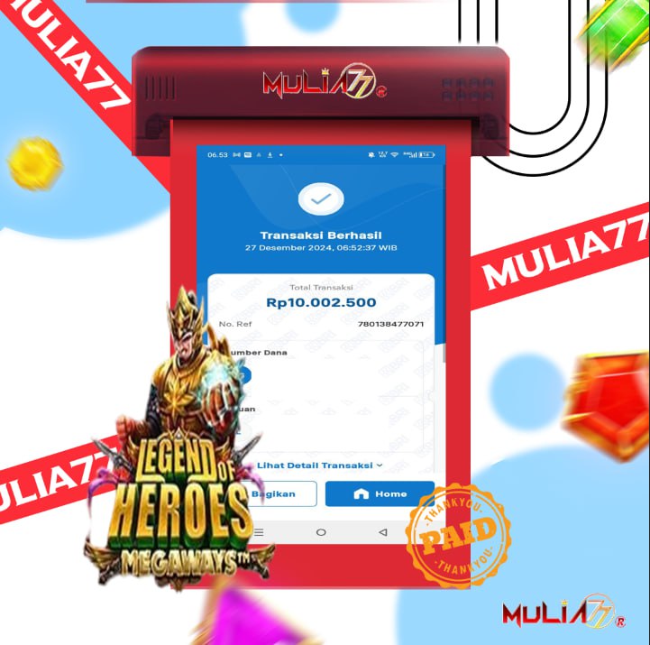 Menang Jackpot Slot Online Gacor MULIA77 Resmi Rp 10.000.000