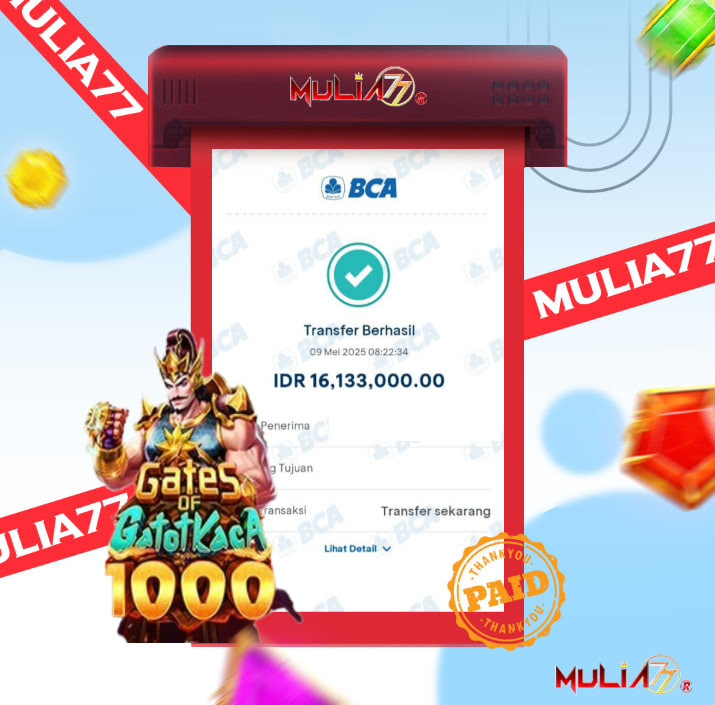 Menang Jackpot Slot Online Gacor MULIA77 Resmi Rp 16.133.000