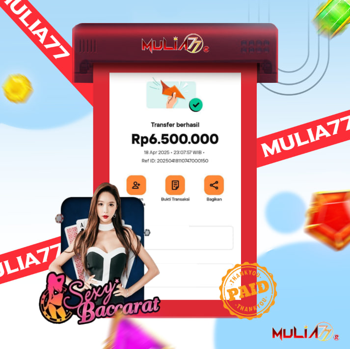 Menang Jackpot Slot Online Gacor MULIA77 Resmi Rp 6.500.000