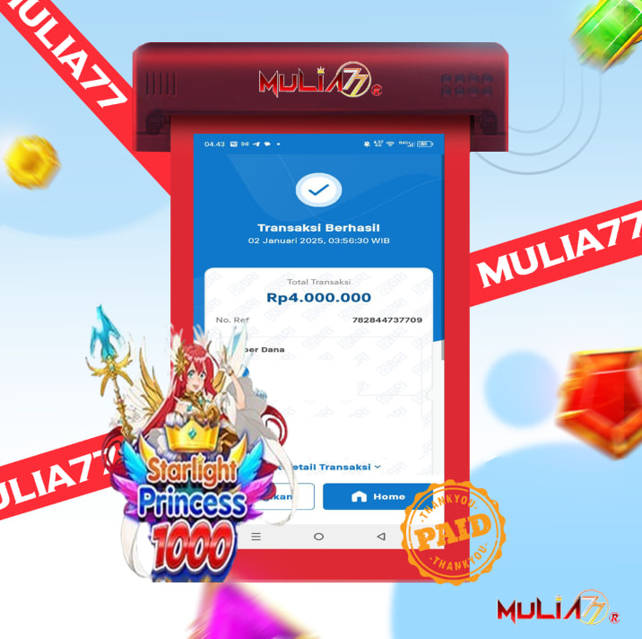 Menang Jackpot Slot Online Gacor MULIA77 Resmi Rp 4.000.000