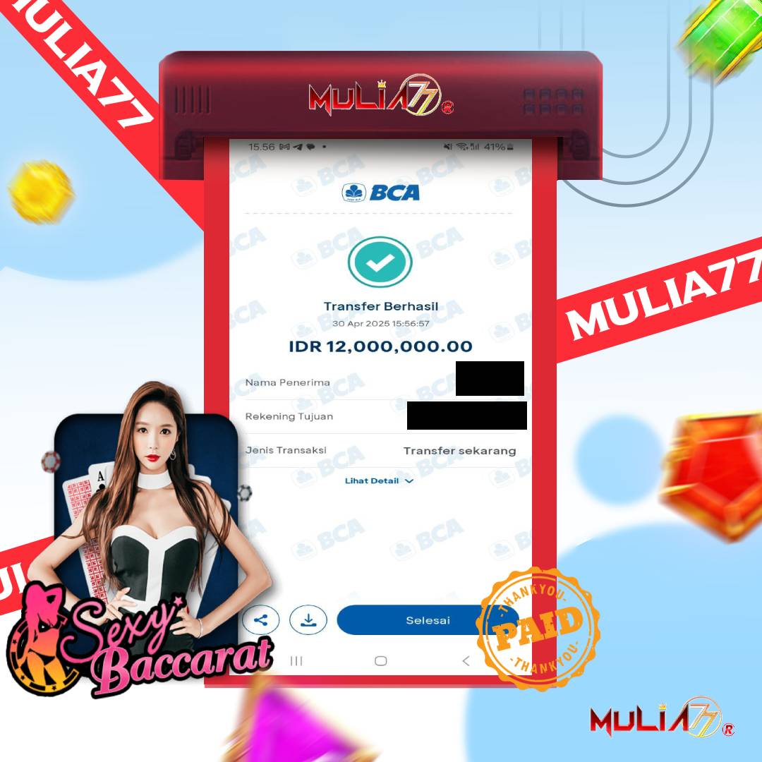 Menang Jackpot Slot Online Gacor MULIA77 Resmi Rp 12.000.000