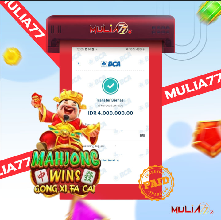 Menang Jackpot Slot Online Gacor MULIA77 Resmi Rp 4.000.000