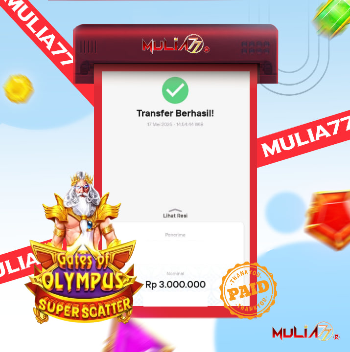 Menang Jackpot Slot Online Gacor MULIA77 Resmi Rp 3.000.000