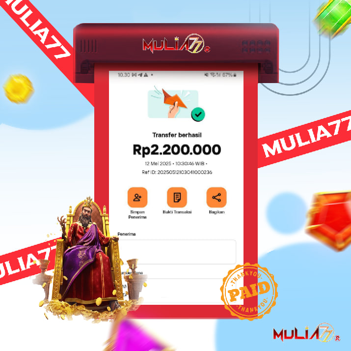 Menang Jackpot Slot Online Gacor MULIA77 Resmi Rp 2.200.000