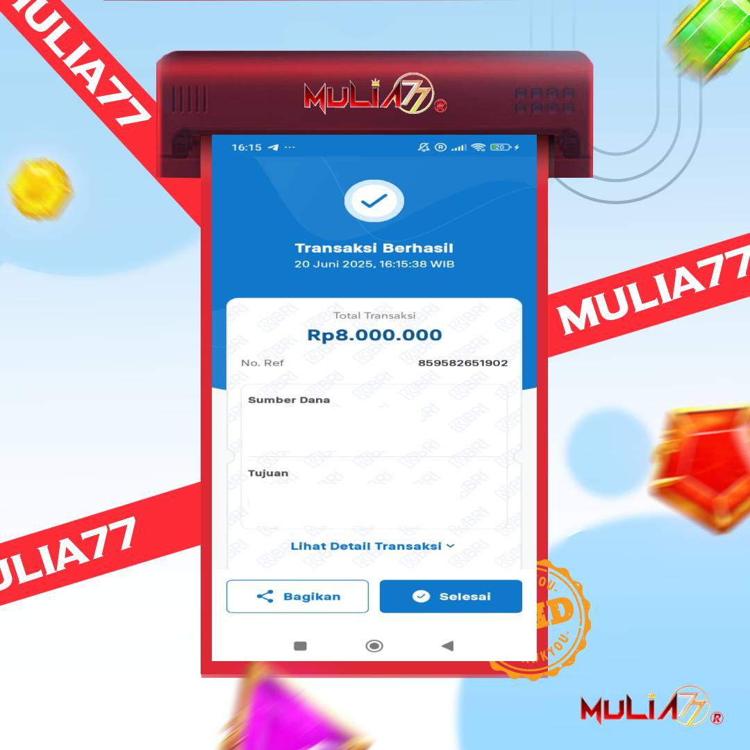 Menang Jackpot Slot Online Gacor MULIA77 Resmi Rp 8.000.000