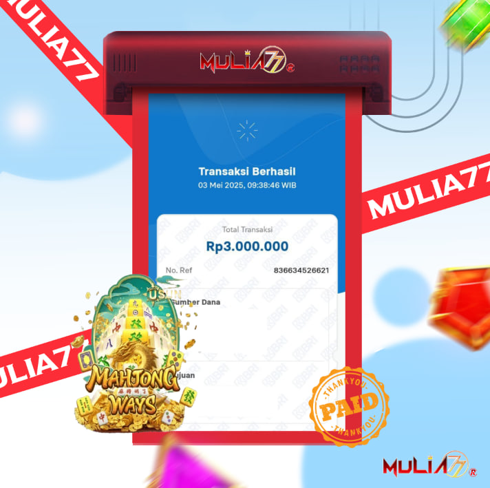 Menang Jackpot Slot Online Gacor MULIA77 Resmi Rp 3.000.000