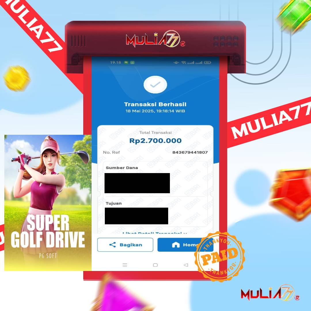 Menang Jackpot Slot Online Gacor MULIA77 Resmi Rp 2.700.000