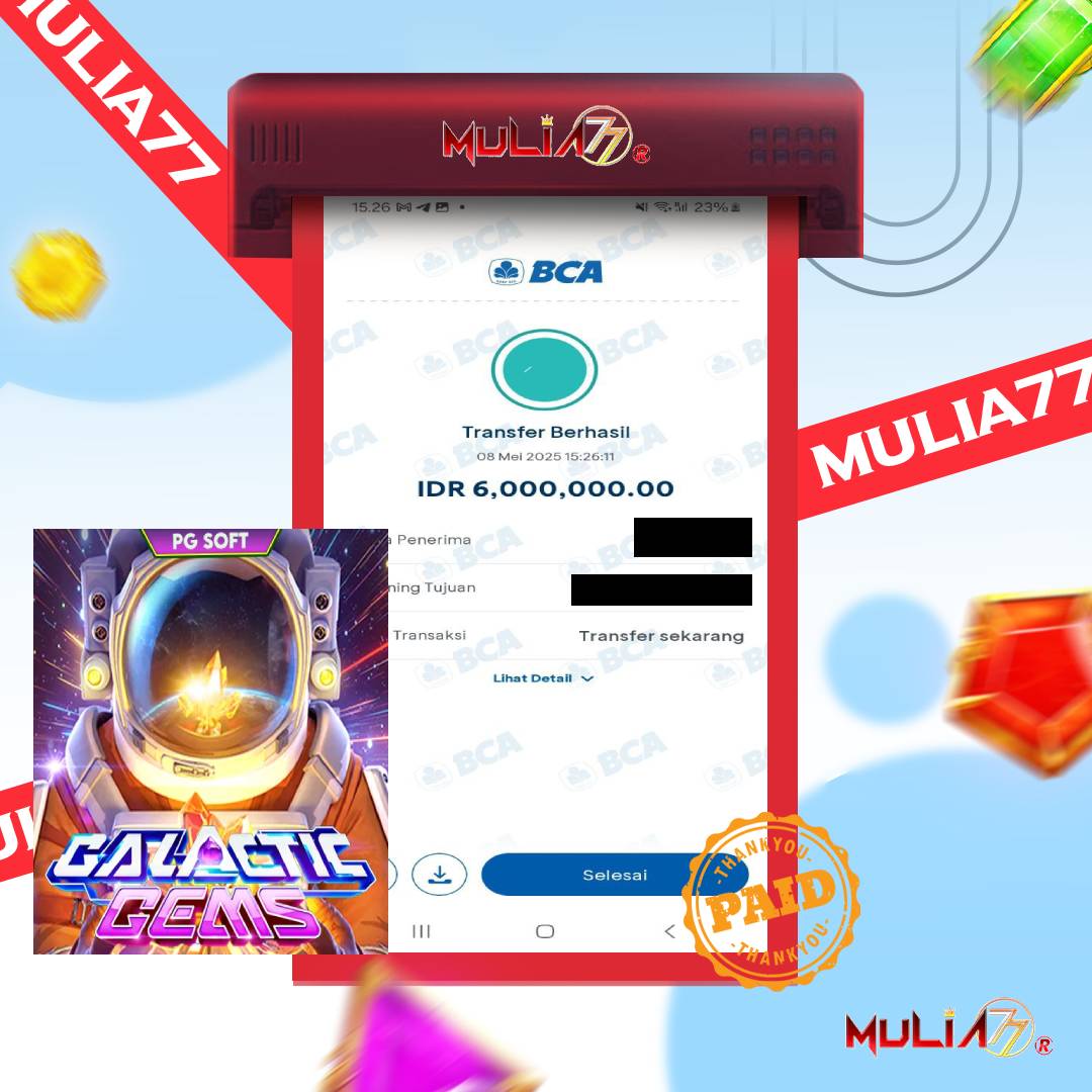 Menang Jackpot Slot Online Gacor MULIA77 Resmi Rp 6.000.000