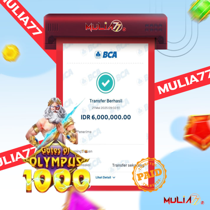 Menang Jackpot Slot Online Gacor MULIA77 Resmi Rp 6.000.000
