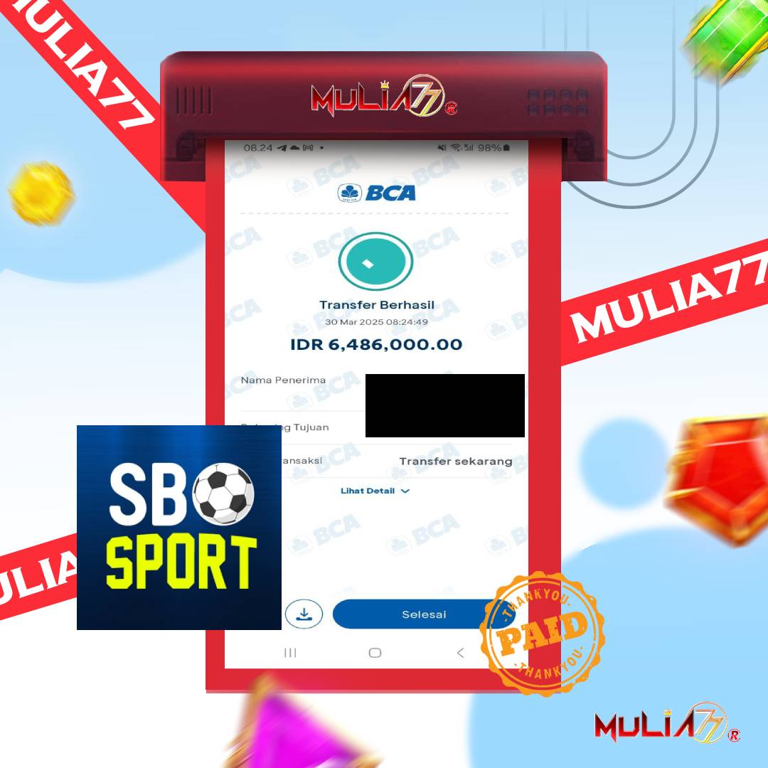 Menang Jackpot Slot Online Gacor MULIA77 Resmi Rp 6.486.000