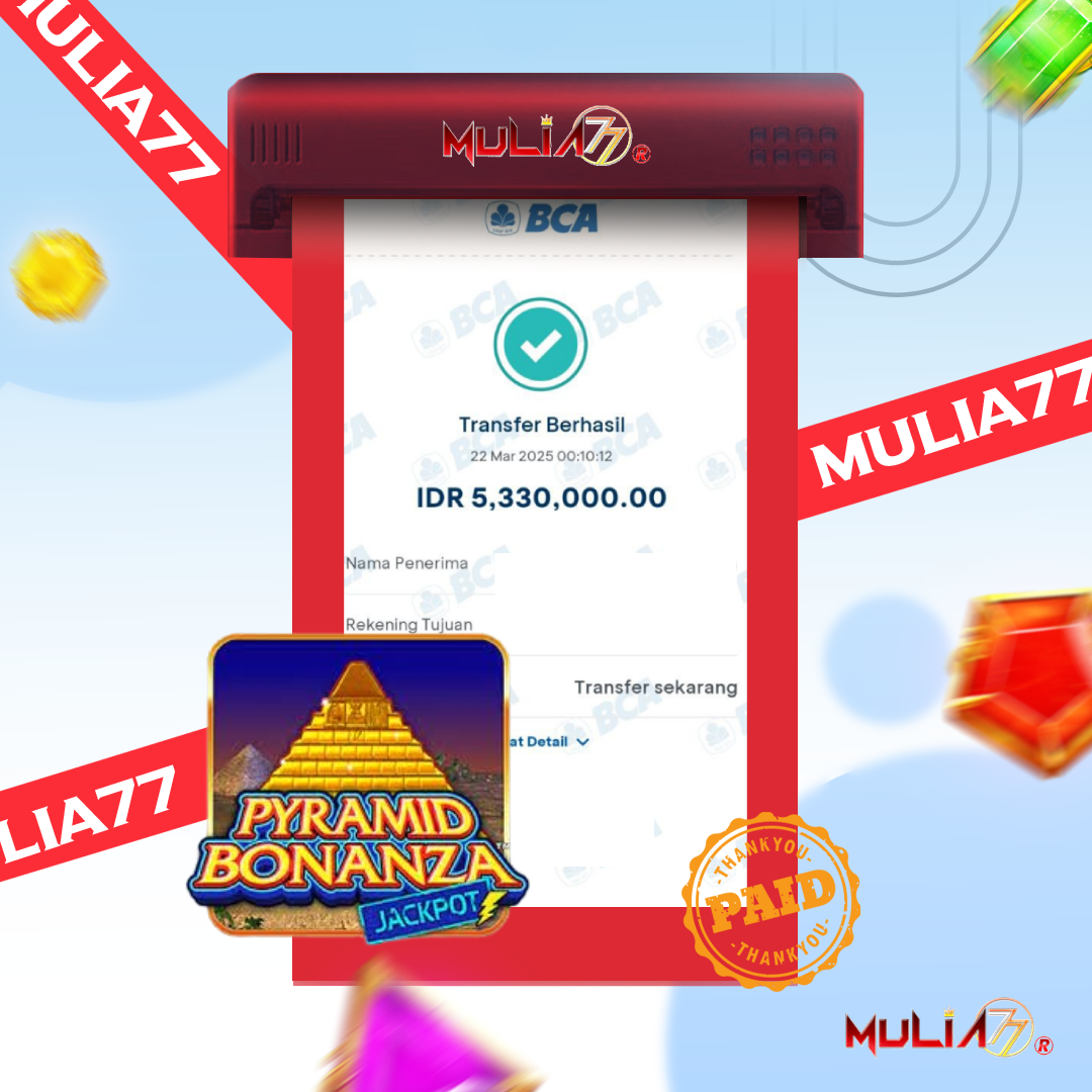  Menang Jackpot Slot Online Gacor MULIA77 Resmi Rp 5.330.000
