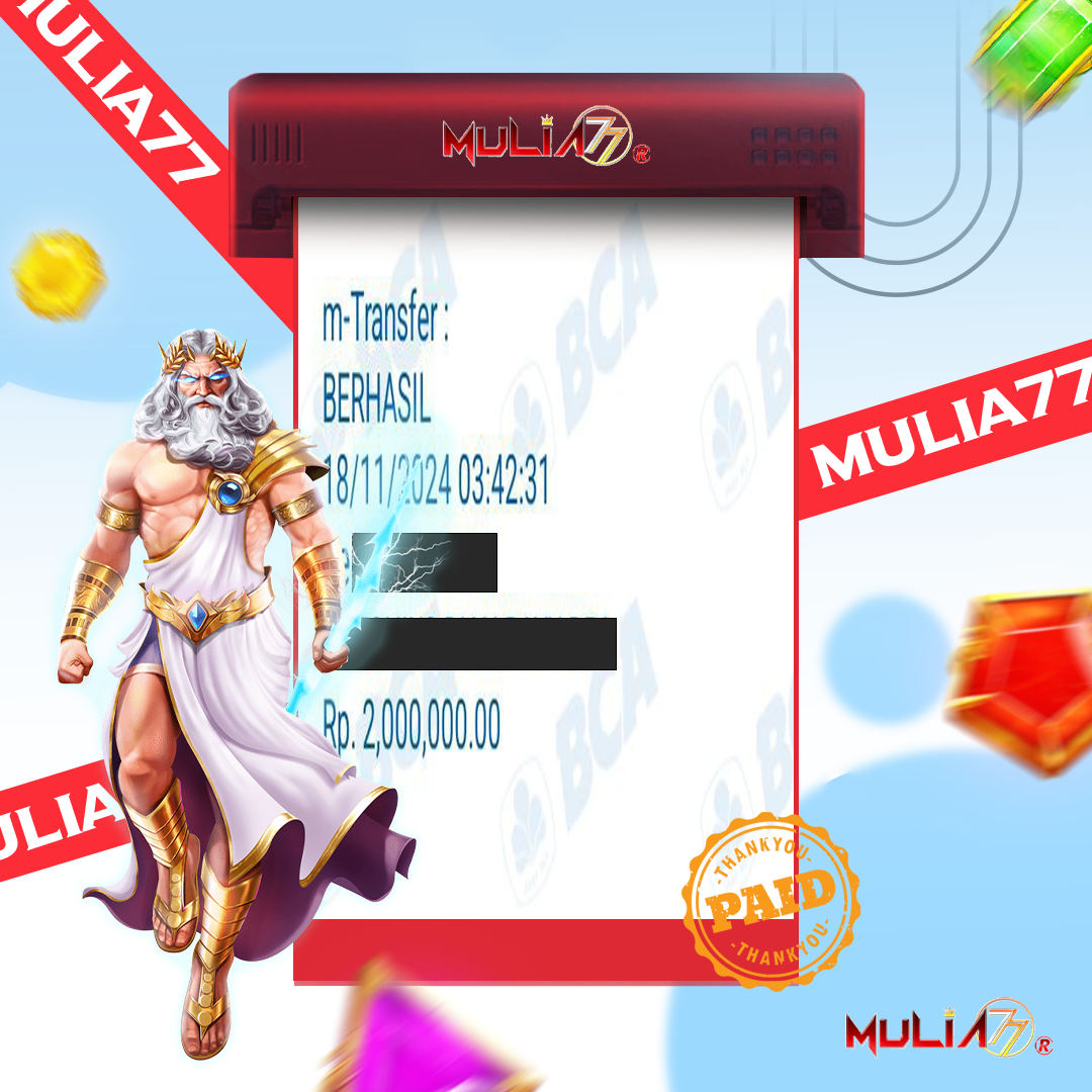 Menang Jackpot Slot Online Gacor MULIA77 Resmi Rp 2.000.000