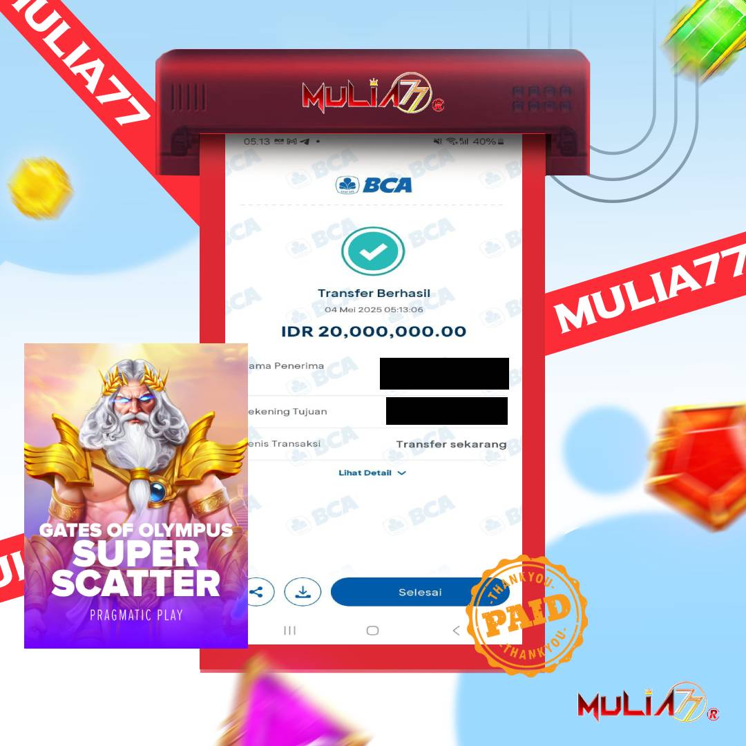 Menang Jackpot Slot Online Gacor MULIA77 Resmi Rp 20.000.000