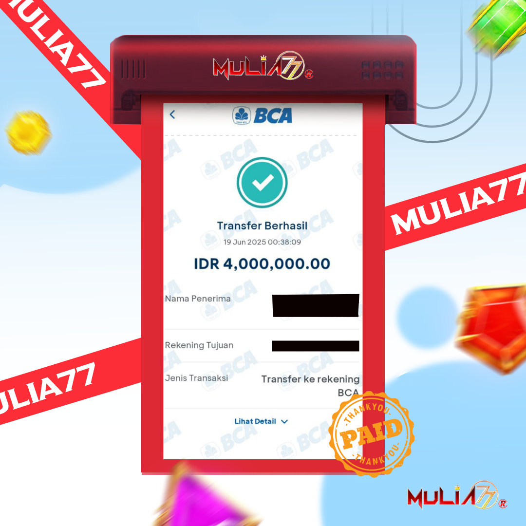 Menang Jackpot Slot Online Gacor MULIA77 Resmi Rp 4.000.000