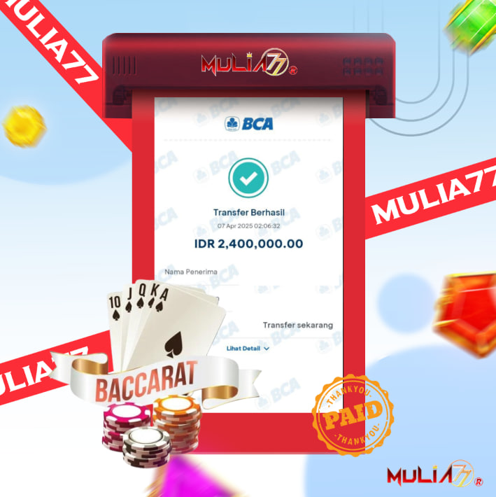 Menang Jackpot Slot Online Gacor MULIA77 Resmi Rp 2.400.000