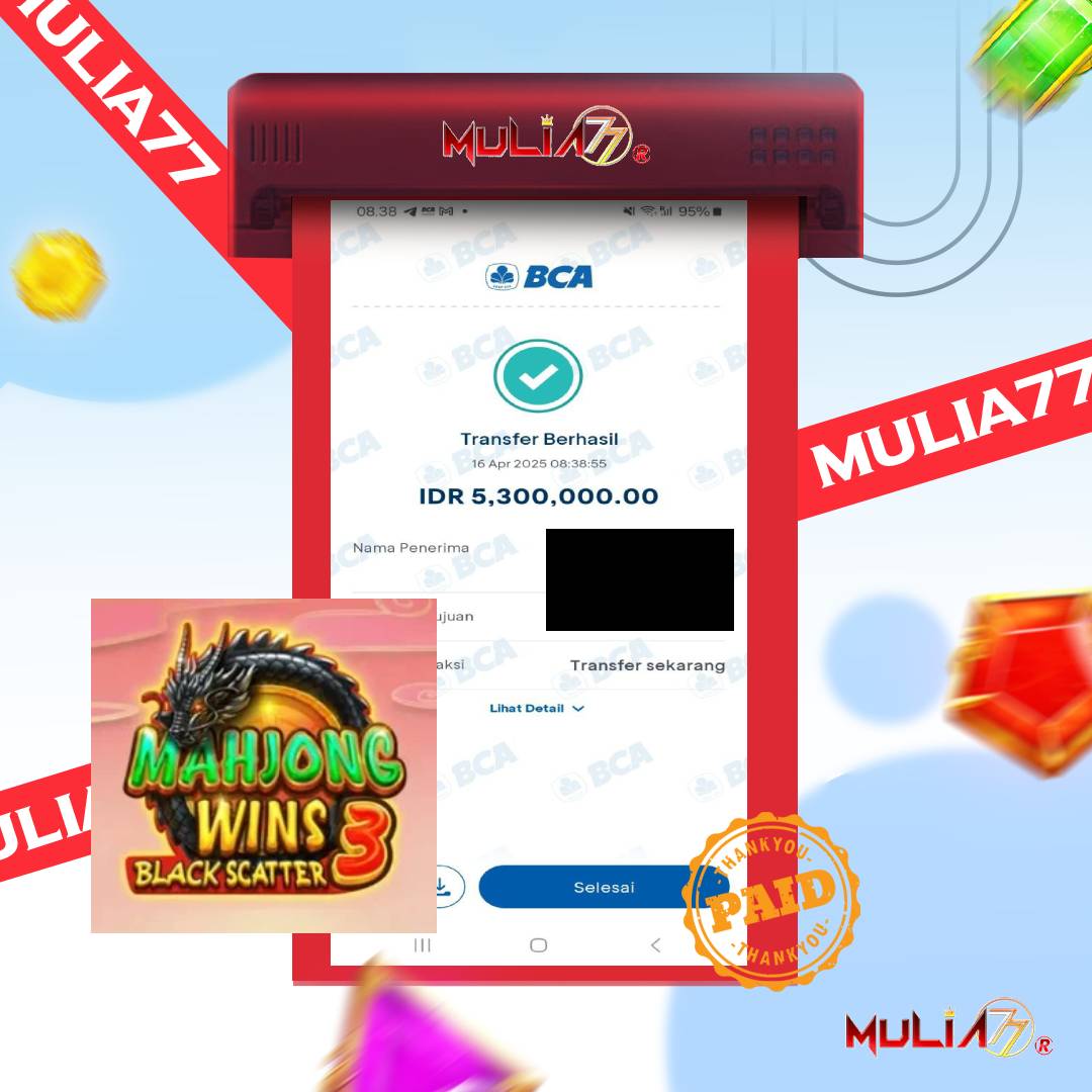 Menang Jackpot Slot Online Gacor MULIA77 Resmi Rp 5.300.000