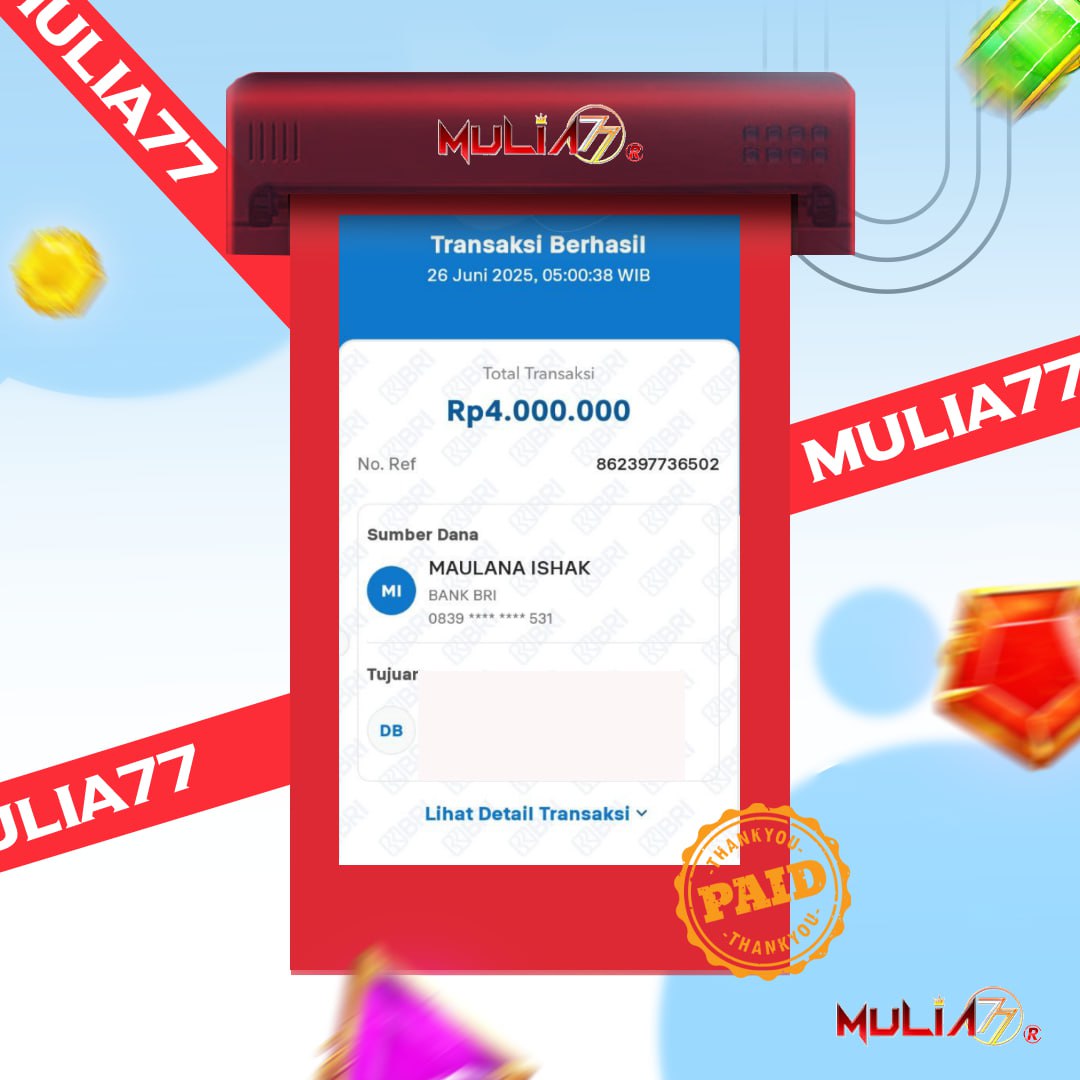 Menang Jackpot Slot Online Gacor MULIA77 Resmi Rp 4.000.000