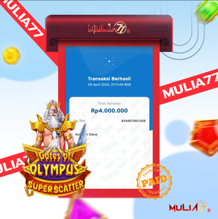Menang Jackpot Slot Online Gacor MULIA77 Resmi Rp 4.000.000