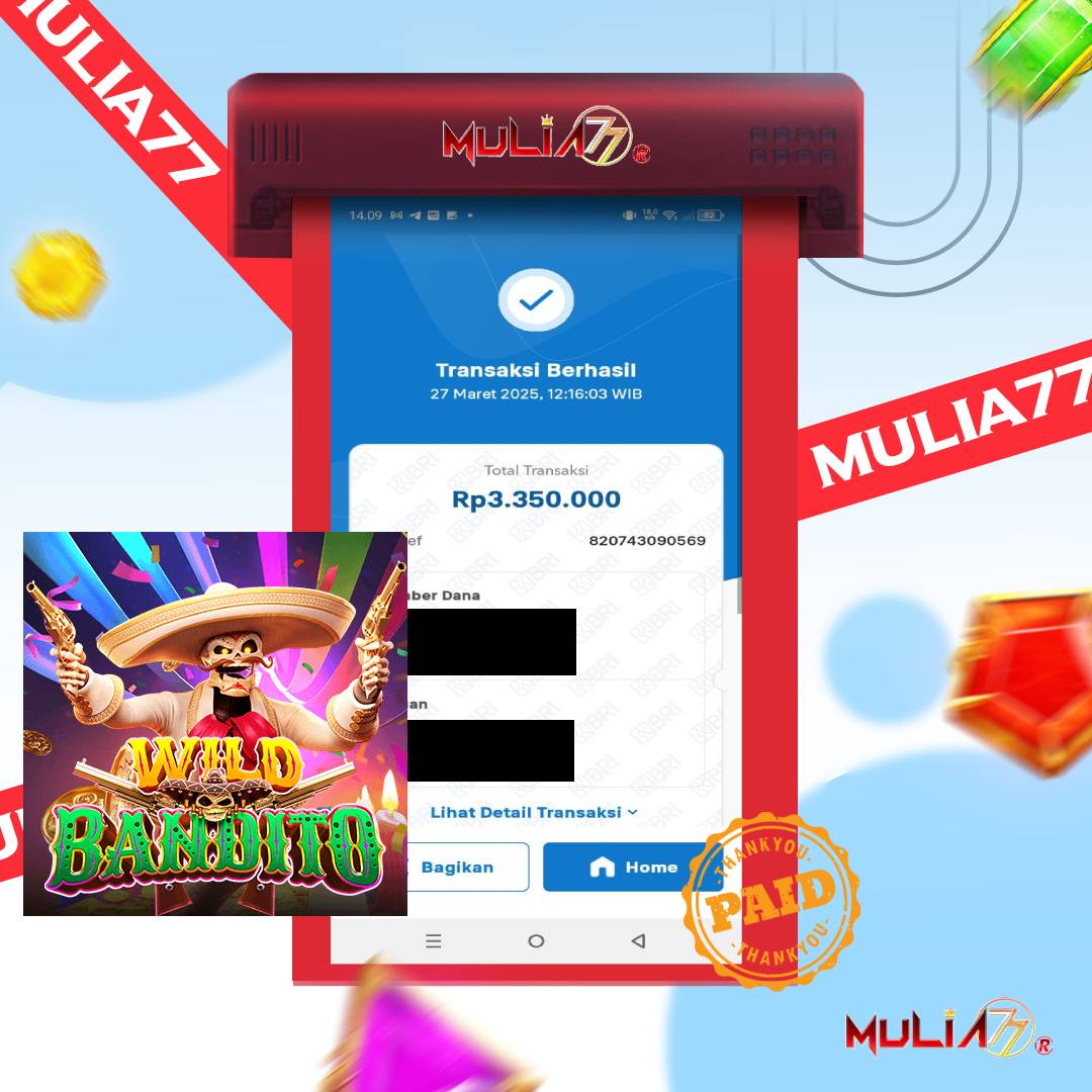 Menang Jackpot Slot Online Gacor MULIA77 Resmi Rp 3.350.000