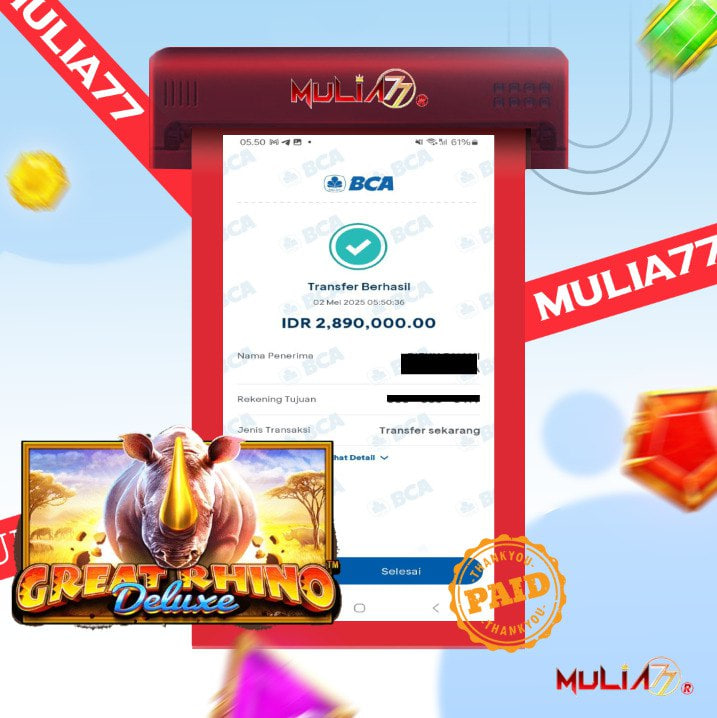 Menang Jackpot Slot Online Gacor MULIA77 Resmi Rp 2.890.000