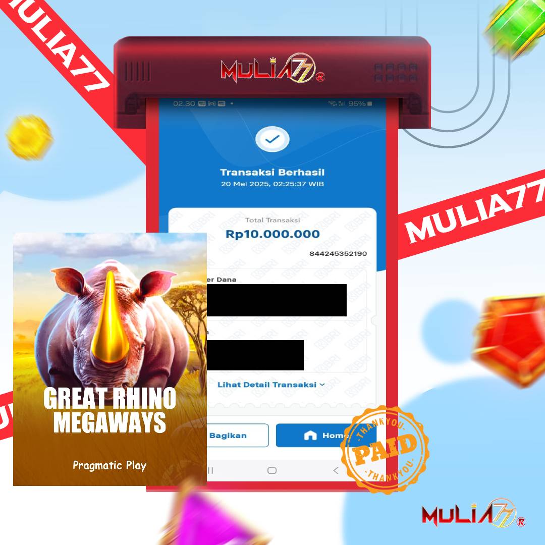 Menang Jackpot Slot Online Gacor MULIA77 Resmi Rp 10.000.000