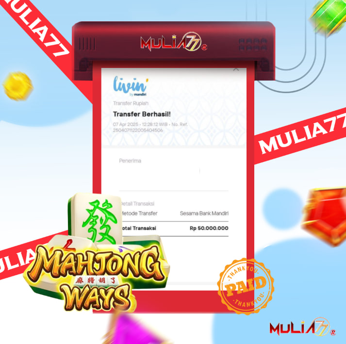 Menang Jackpot Slot Online Gacor MULIA77 Resmi Rp 50.000.000