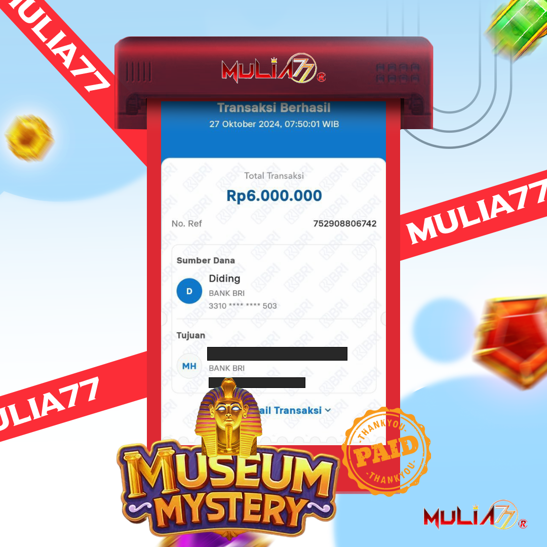 Menang Jackpot Slot Online Gacor MULIA77 Resmi Rp 6.000.000