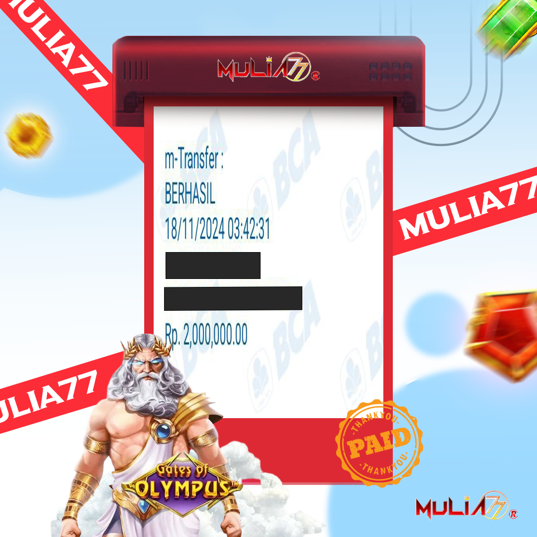 Menang Jackpot Slot Online Gacor MULIA77 Resmi Rp 2.000.000