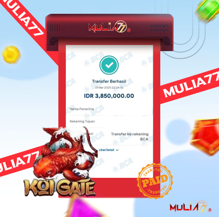Menang Jackpot Slot Online Gacor MULIA77 Resmi Rp 3.850.000