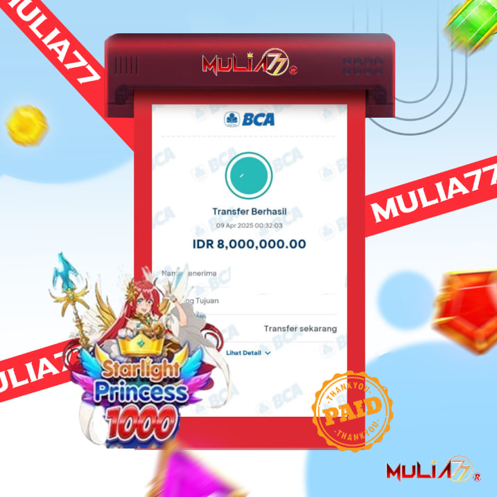 Menang Jackpot Slot Online Gacor MULIA77 Resmi Rp 8.000.000