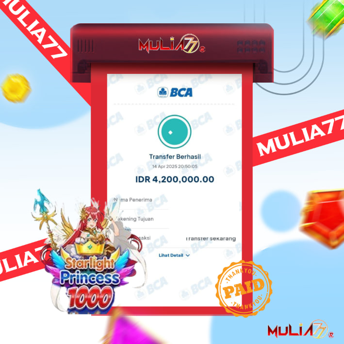 Menang Jackpot Slot Online Gacor MULIA77 Resmi Rp 4.200.000
