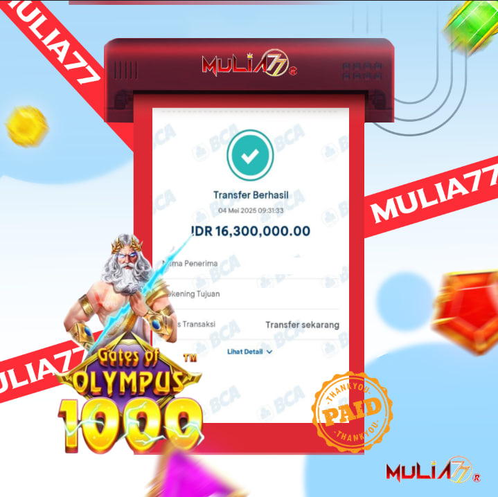 Menang Jackpot Slot Online Gacor MULIA77 Resmi Rp 16.300.000