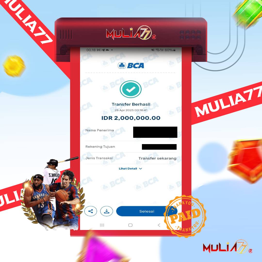 Menang Jackpot Slot Online Gacor MULIA77 Resmi Rp 2.000.000