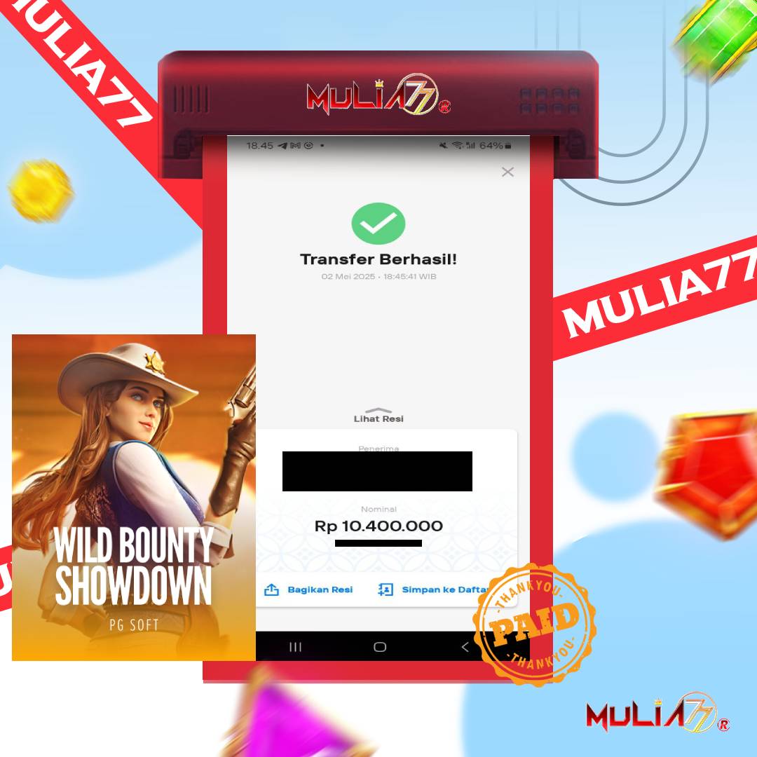 Menang Jackpot Slot Online Gacor MULIA77 Resmi Rp 10.400.000