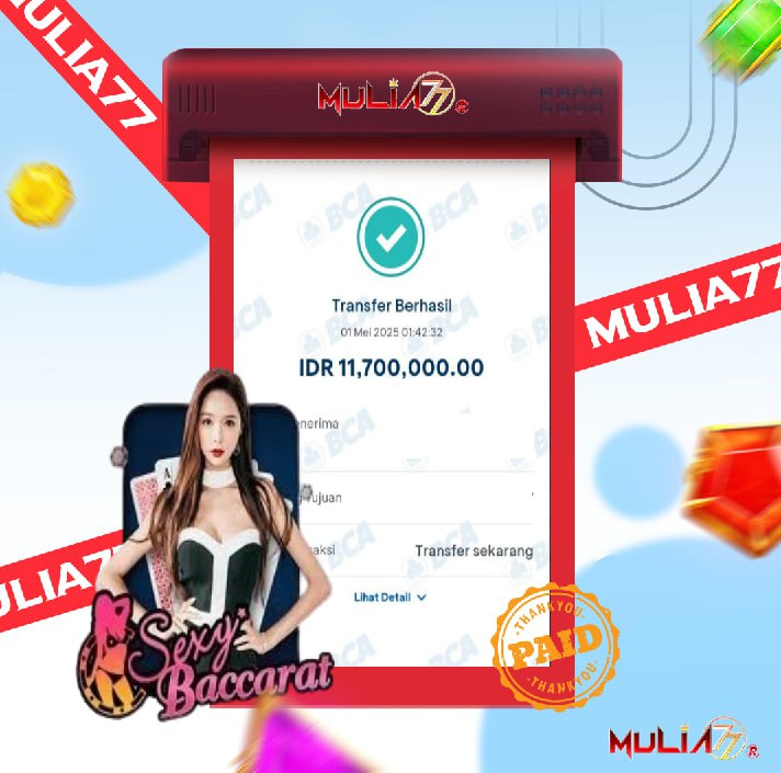 Menang Jackpot Slot Online Gacor MULIA77 Resmi Rp 11.700.000