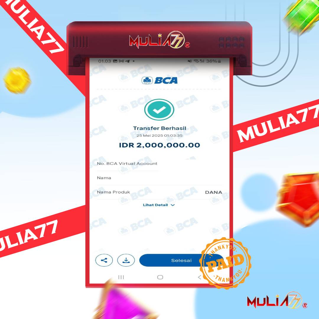 Menang Jackpot Slot Online Gacor MULIA77 Resmi Rp 2.000.000