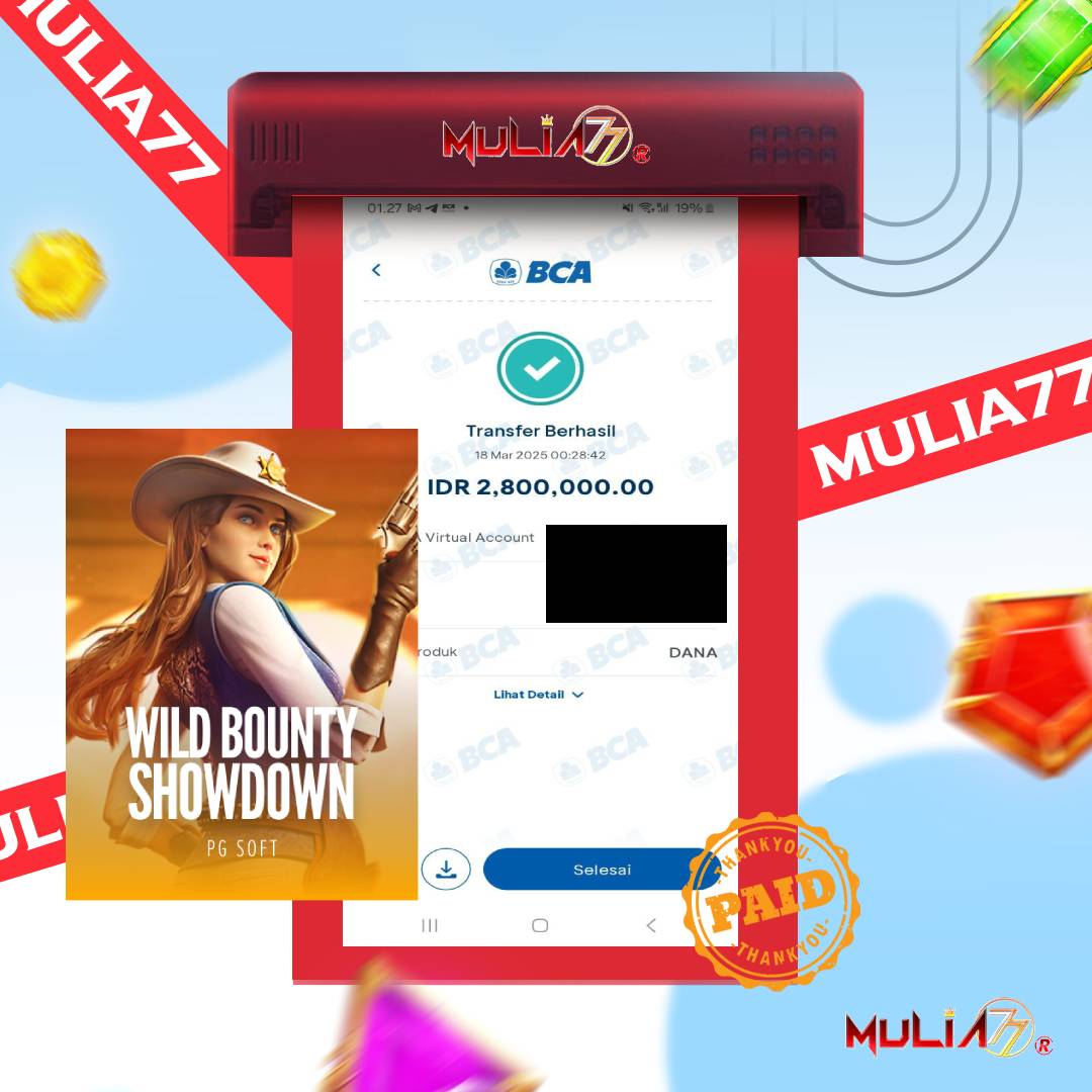 Menang Jackpot Slot Online Gacor MULIA77 Resmi Rp 2.800.000