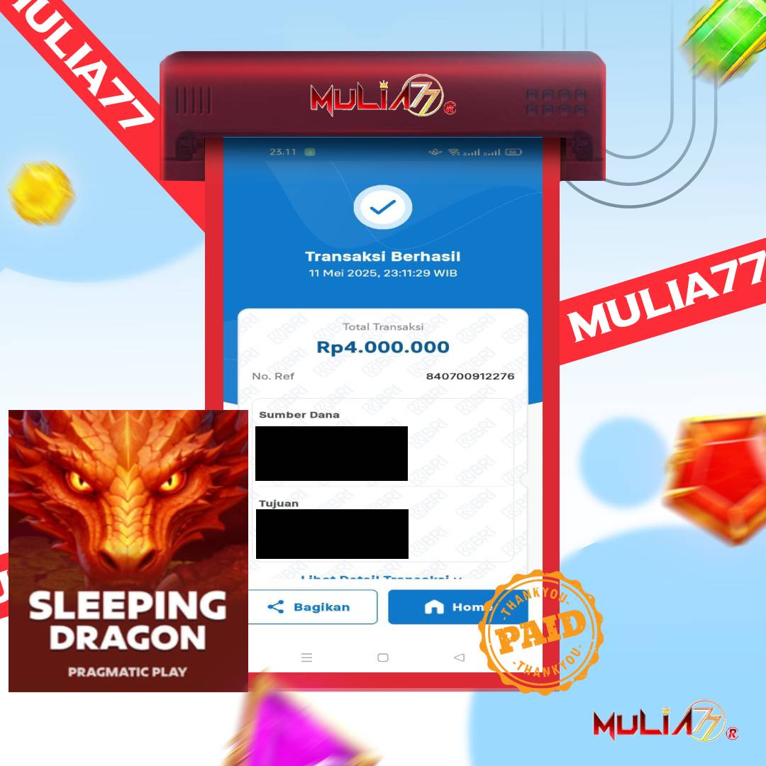 Menang Jackpot Slot Online Gacor MULIA77 Resmi Rp 4.000.000