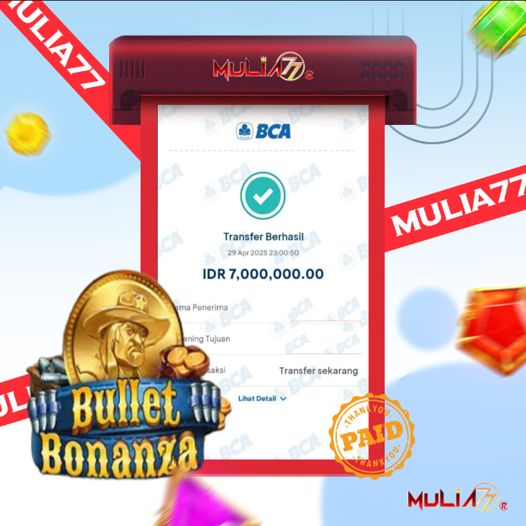 Menang Jackpot Slot Online Gacor MULIA77 Resmi Rp 7.000.000