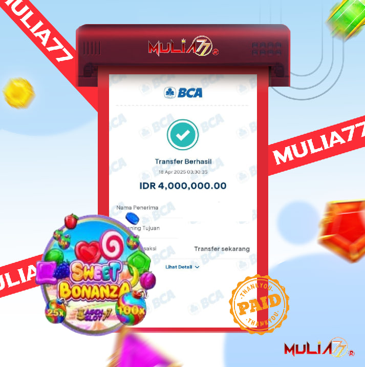 Menang Jackpot Slot Online Gacor MULIA77 Resmi Rp 4.000.000