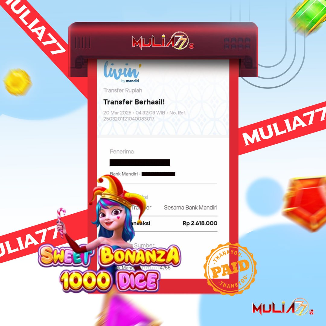 Menang Jackpot Slot Online Gacor MULIA77 Resmi Rp 5.000.000