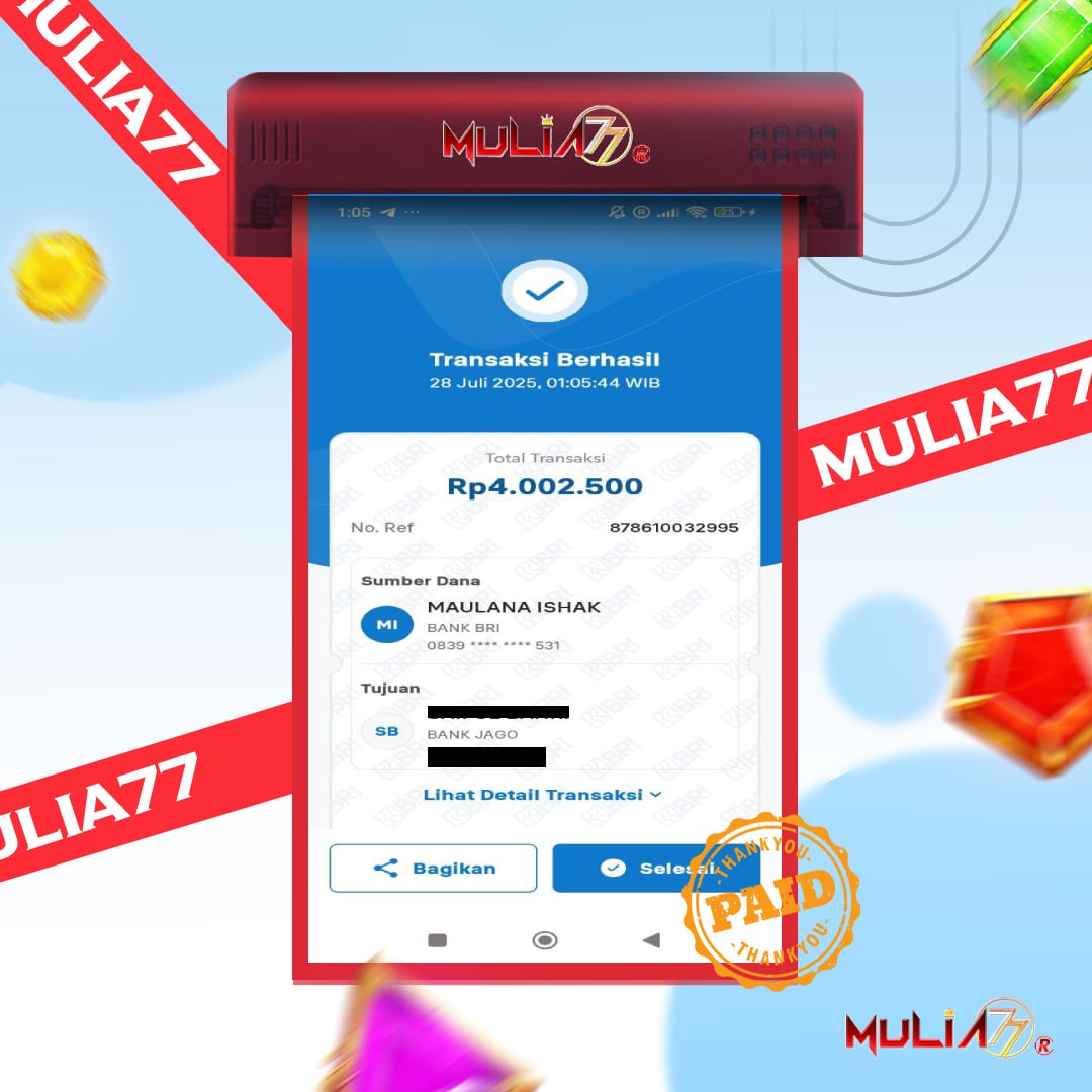 Menang Jackpot Slot Online Gacor MULIA77 Resmi Rp 4.000.000