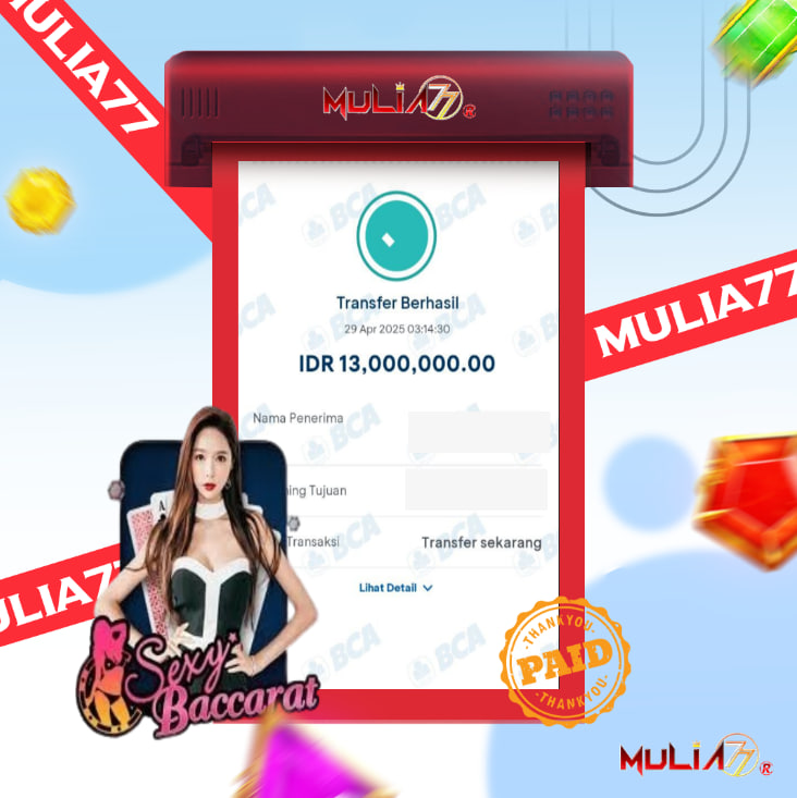 Menang Jackpot Slot Online Gacor MULIA77 Resmi Rp 13.000.000