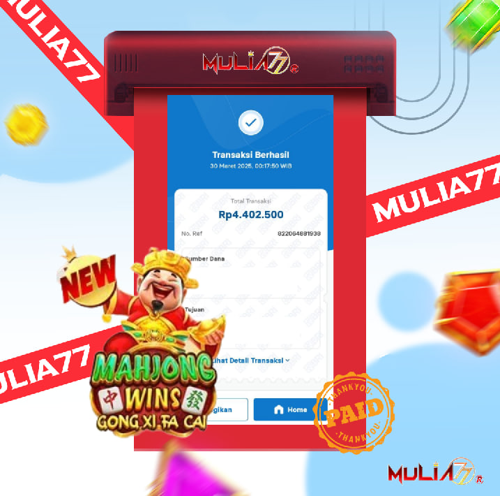Menang Jackpot Slot Online Gacor MULIA77 Resmi Rp 4.400.000