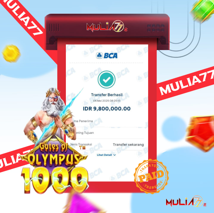 Menang Jackpot Slot Online Gacor MULIA77 Resmi Rp 9.800.000