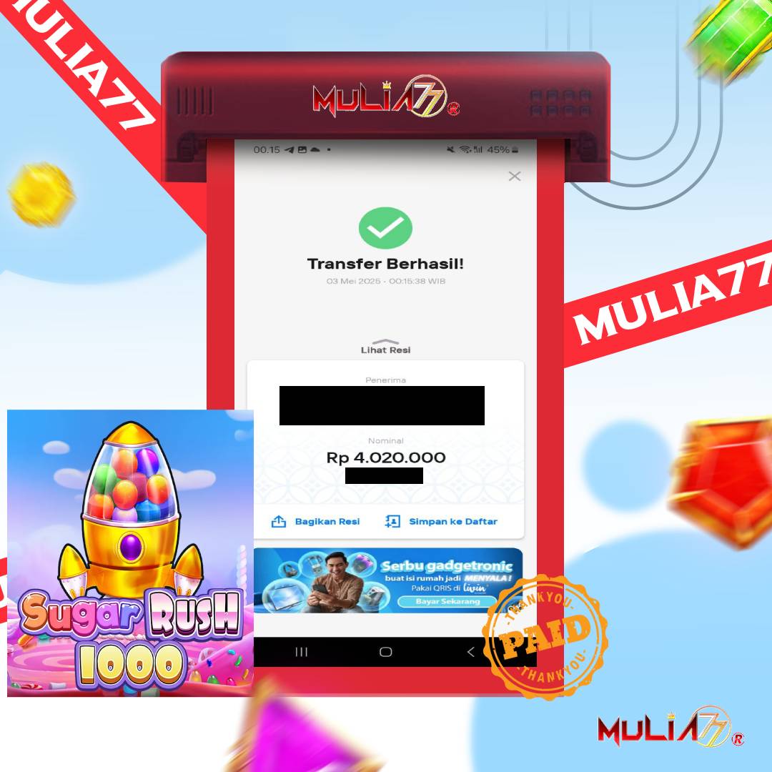 Menang Jackpot Slot Online Gacor MULIA77 Resmi Rp 4.020.000
