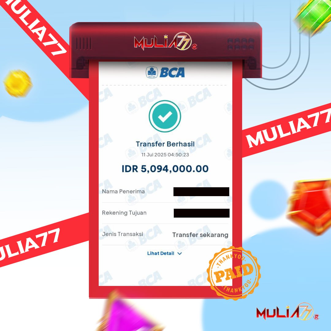 Menang Jackpot Slot Online Gacor MULIA77 Resmi Rp 5.094.000