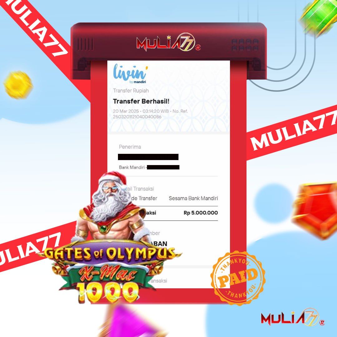 Menang Jackpot Slot Online Gacor MULIA77 Resmi Rp 2.618.000