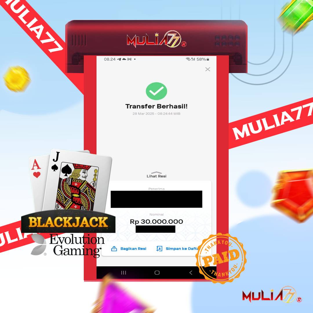 Menang Jackpot Slot Online Gacor MULIA77 Resmi Rp 30.000.000