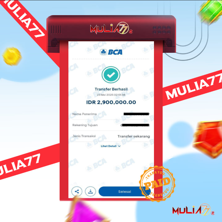 Menang Jackpot Slot Online Gacor MULIA77 Resmi Rp 2.900.000